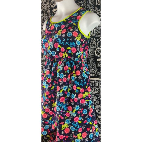 1989 place High Low Floral Dress Sz 8 - Picture 3 of 6